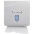 Green Hygiene® Papierhandtuchspender HOCHSTAPLER weiß-meliert Kunststoff