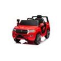 Chipolino Kinderelektroauto SUV Toyota Land Cruiser Fernbedienung, Musik, Licht rot