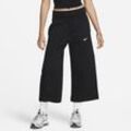 Nike Sportswear Phoenix Fleece verkürzte Trainingshose mit hohem Taillenbund für Damen - Schwarz