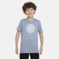 Inter Mailand Crest Nike T-Shirt für ältere Kinder - Blau