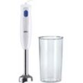 Braun Stabmixer MQ 10.001M WH MultiQuick 1, 450 W, blau|weiß