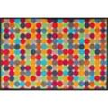 Fußmatte Mikado Dots, wash+dry by Kleen-Tex, rechteckig, Höhe: 7 mm, Schmutzfangmatte, rutschhemmend, waschbar, bunt