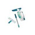 Leifheit Wasch-Sauger Set Fenstersauger Dry & Clean mit Stiel und Einwascher