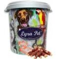 5 kg Lyra Pet® Kaurollen mit Entenbrust natur in 30 L Tonne