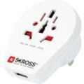 Skross - 1500268 Reiseadapter Country Adapter World to usa usb