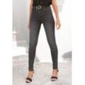 LASCANA High-waist-Jeans mehrfarbig Gr. 34 für Damen. Nachhaltig.