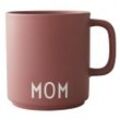 Design Letters Tasse Becher mit Henkel Favourite Cup Mom Altrosa