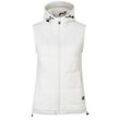 SUPER.NATURAL Funktionsweste Merino Weste mit Softshell W COMFORT HOODED GILET genialer Merion-Materialmix