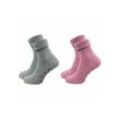 GAWILO ABS-Socken für Damen aus Wolle für extra warme Füße