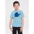 LOGOSHIRT T-Shirt Sendung mit der Maus - Elefant Törö mit coolem Print, blau