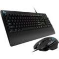 Logitech G G502 HERO Kabelgebundene Gaming G213 RGB Tastatur- und Maus-Set