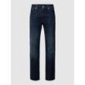Tapered Fit Jeans mit 5-Pocket-Design Modell "502 TAPER DARK INDIGO"