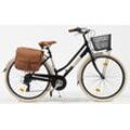Cityrad VENICE - I LOVE ITALY "Citybike 615 Alu lady" Fahrräder Gr. 46 cm, 28 Zoll (71,12 cm), schwarz Alle Fahrräder
