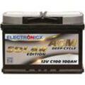Electronicx - Solar Edition Batterie agm 100 ah 12V Solar Versorgung Solarbatterie