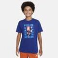 FC Barcelona Nike Fußball-T-Shirt für ältere Kinder - Blau
