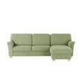 smart Ecksofa Valencia ¦ grün ¦ Maße (cm): B: 265 H: 90 T: 173