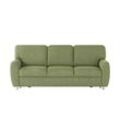 smart Sofa Valencia ¦ grün ¦ Maße (cm): B: 220 H: 90 T: 93