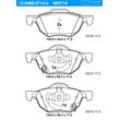 ATE Bremsbeläge vorne (13.0460-5714.2) für Honda Accord VII