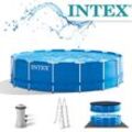 Frame Pool Set Rondo ø 457 x 122 cm blau - Komplettset - Intex