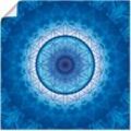 Artland Wandbild Blume des Lebens 2, Muster (1 St), als Leinwandbild, Poster in verschied. Größen, blau