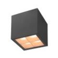 SLV LED Außen-Wandleuchte LED Deckenleuchte S-Cube in Anthrazit 4x 3
