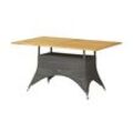 Zebra Tisch Status - grau - Materialmix - 90 cm - 75 cm - Möbel Kraft