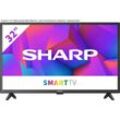 Sharp 1T-C32FEx LED-Fernseher (81 cm/32 Zoll, HD ready, Smart-TV), schwarz