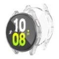 SmartUP Smartwatch-Hülle 2X Hülle für Samsung Galaxy Watch 5 40mm 44mm Silikon Schutzhülle Case