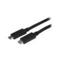 Com 2,0m6ft usb c Cable with 3A pd - USB3.0 - usb-if Certified - USB-Kabel - usb-c (m) bis usb-c (m) - usb 3,1 - 3 a - 2,0m - Schwarz (USB315CC2M)