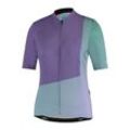 Woman's SUMIRE Short Sleeve Jersey, Purple Green