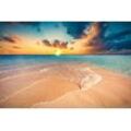 Papermoon Fototapete Tropischer Strand Malediven, bunt