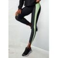 LASCANA ACTIVE Leggings '-Sporthose' mehrfarbig Gr. S (36/38) für Damen. Mit Logodruck. Figurbetont