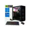 GAMEMAX Onyx II 7288 Gaming-PC (Intel® Core i7 14700F, RTX 4070 Super, 32 GB RAM, 2000 GB SSD, Wasserkühlung, DDR5-RAM, PCIe SSD Gen4, Windows 11), schwarz