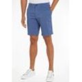 Shorts TOMMY HILFIGER "HARLEM PRINTED STRUCTURE" Gr. 30, N-Gr, blau (aegean sea) Herren Hosen Shorts