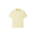 TOM TAILOR Mädchen Cropped T-Shirt mit Bio-Baumwolle, gelb, Uni, Gr. 152