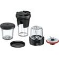 BOSCH Zerkleinereraufsatz Lifestyle Set TastyMoments MUZ9TM1, Zubehör für alle Bosch Küchenmaschinen OptiMUM (MUM9), schwarz|weiß