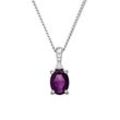 Amethyst Protection Necklace Silver