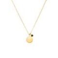 Birthstone August Necklace 14K Gold Plated