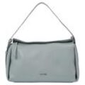 Calvin Klein Schultertasche GRACIE SHOULDER BAG, Handtasche Damen Tasche Damen Henkeltasche, grau