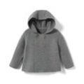 Baby-Strickjacke - Grau/Meliert - Baby - Gr.: 50/56