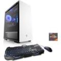 CSL Gaming-PC "HydroX T8431 Wasserkühlung" Computer Gr. Microsoft Windows 10 Home, 16 GB RAM 1000 GB SSD, weiß Gaming PCs
