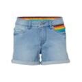Pride Jeans-Shorts mit Flaggen-Detail