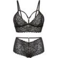 Bustier+Panty ouvert (2-tlg.Set)