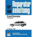 Reparaturanleitung / 927/28 / Ford Scorpio Vierzylinder ab Baujahr 1985, Kartoniert (TB)
