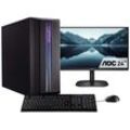 E (A bis G) CAPTIVA Gaming-PC-Komplettsystem "Advanced Gaming R69-295 TFT Bundle" Computer-Komplettsysteme Gr. ohne Betriebssystem, 16 GB RAM 500 GB SSD, schwarz PC Sets