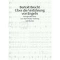 Über die Verführung von Engeln - Bertolt Brecht, Kartoniert (TB)