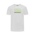 Emporio Armani T-Shirt mit gummiertem Logo, Slim Fit