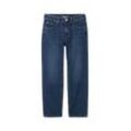 TOM TAILOR Jungen Straight Jeans mit recycelter Baumwolle, blau, Uni, Gr. 152