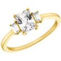 amor Damen Ring, 925er Silber, gold, 52