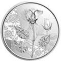 15,56 g Silber 10 Euro Mit der Sprache der Blumen Rose 2021 - Handgehoben